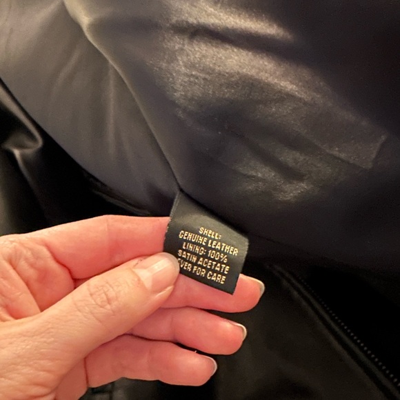 Rare vintage Marvin Richards Genuine Leather Zip Up Coat - Picture 5 of 7